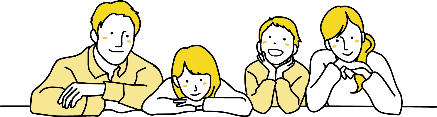 家族のイラスト